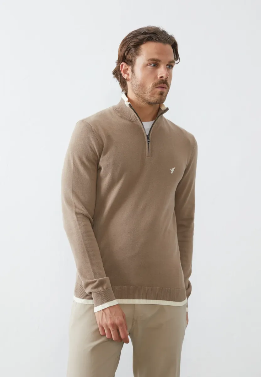 Strickpullover - 704 - beige