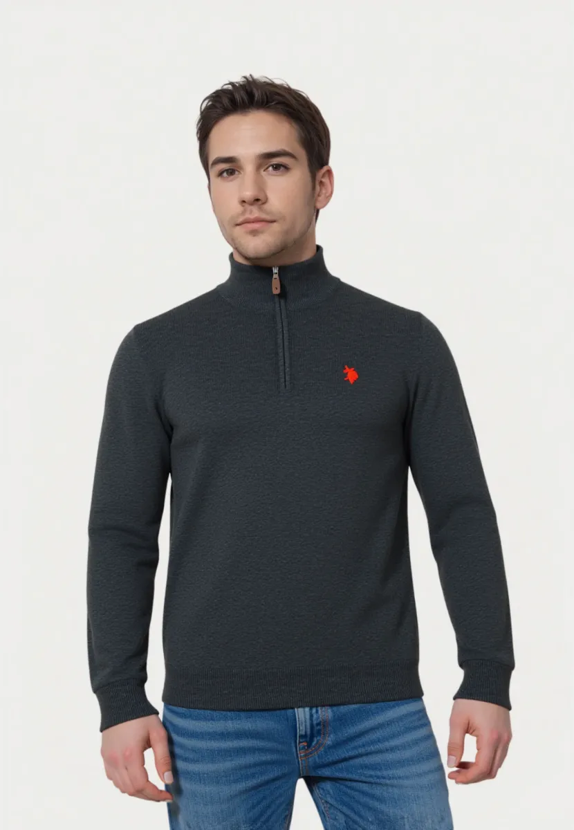 Strickpullover - anthrazit