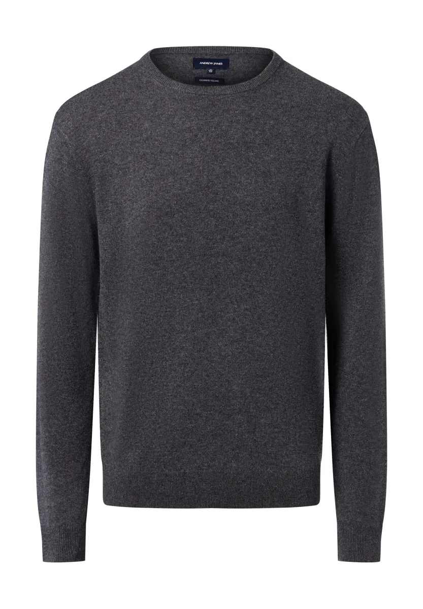 Strickpullover - anthrazit