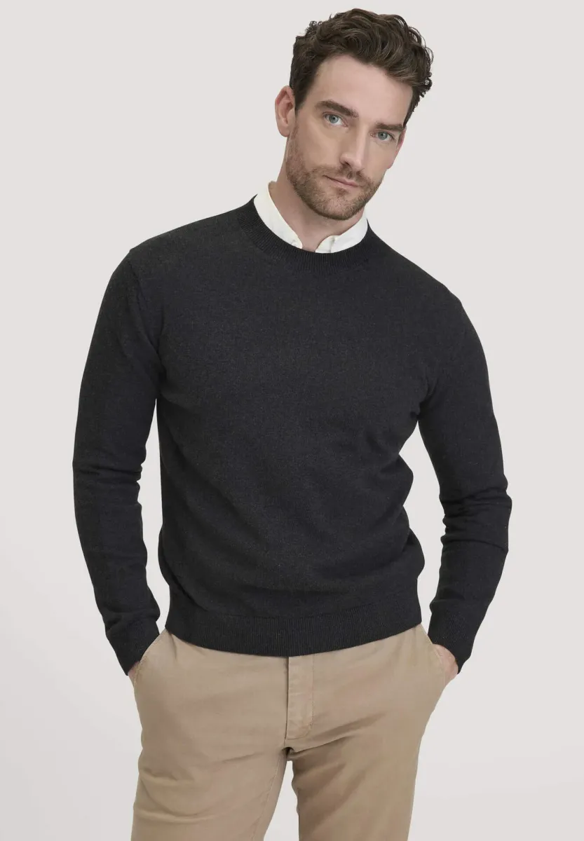 Strickpullover - anthrazit
