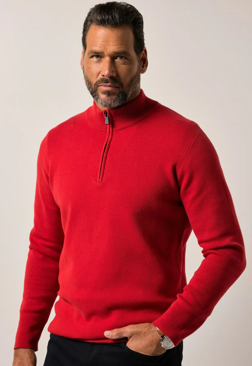 Strickpullover - apple red