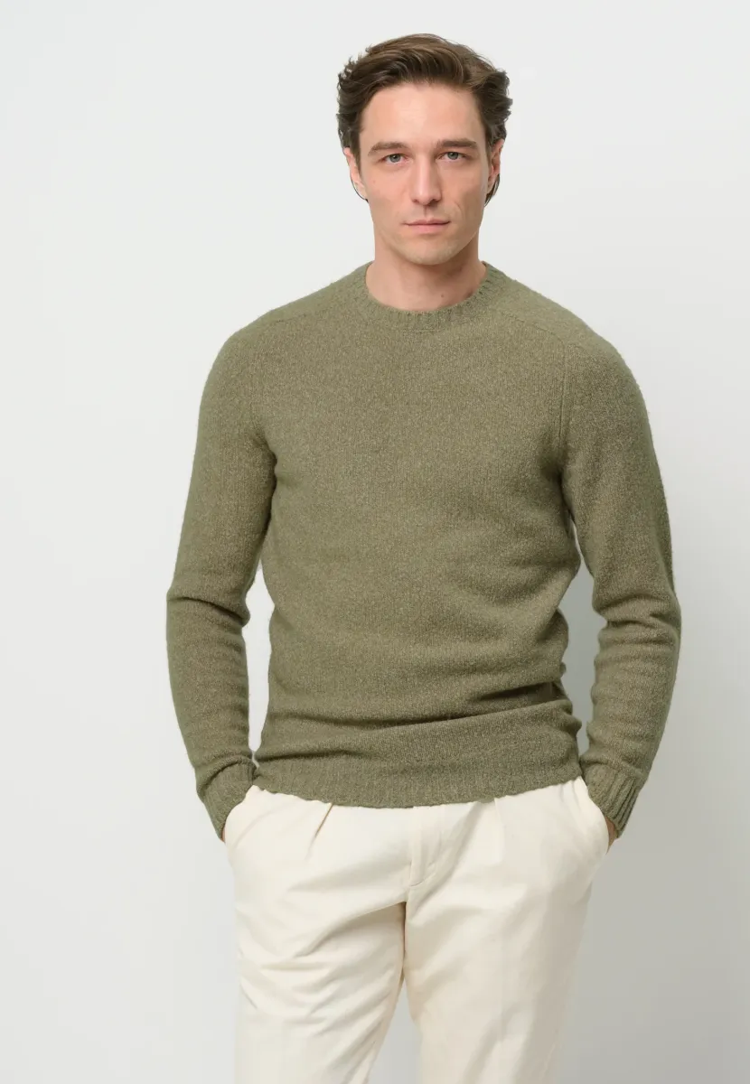 Strickpullover - army