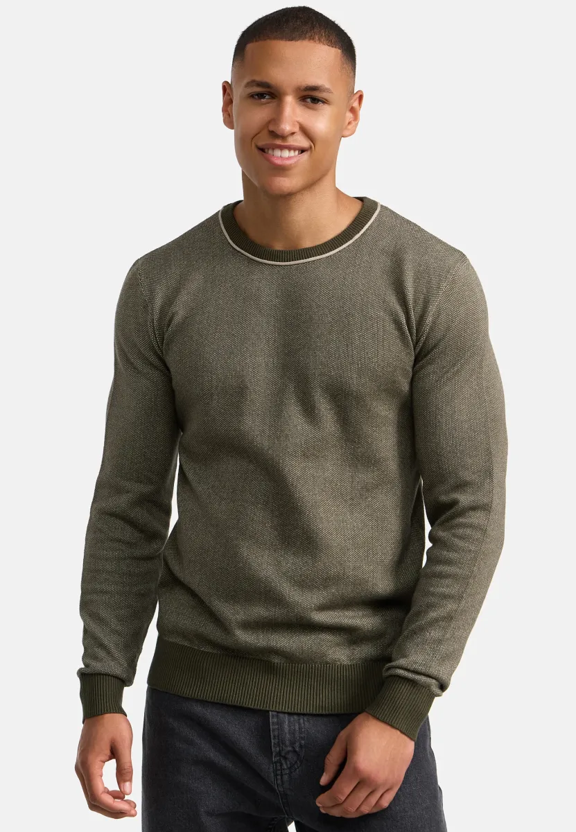 Strickpullover - army