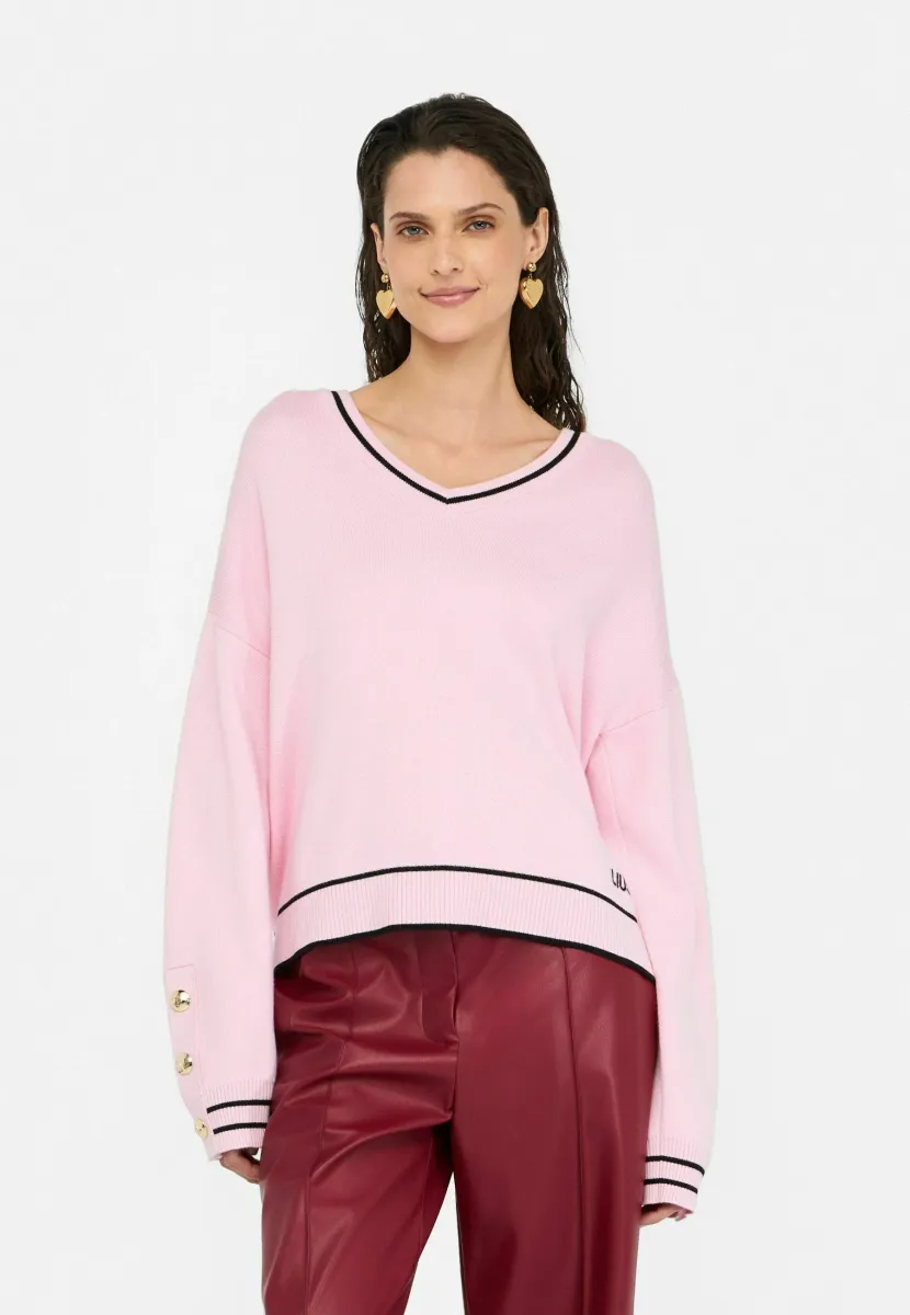 Strickpullover - b pink