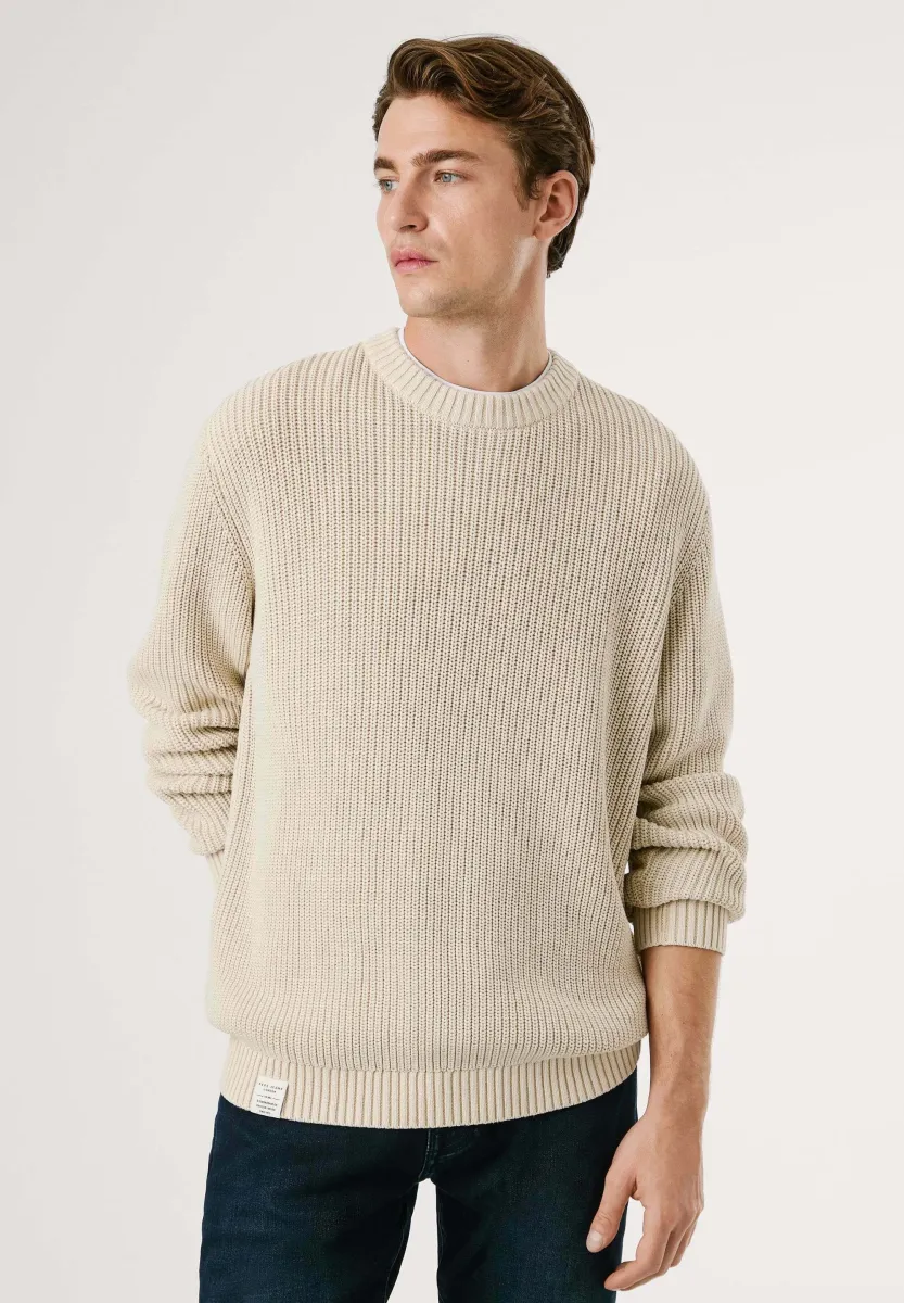 Strickpullover - base beige