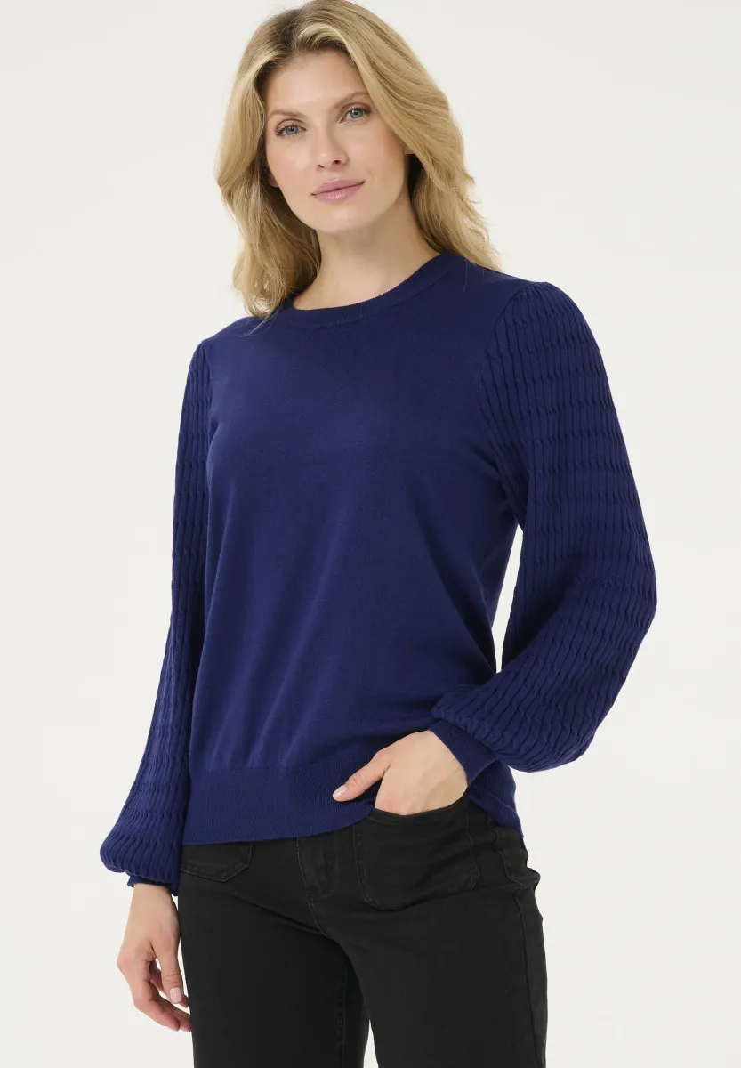 Strickpullover - beacon blue