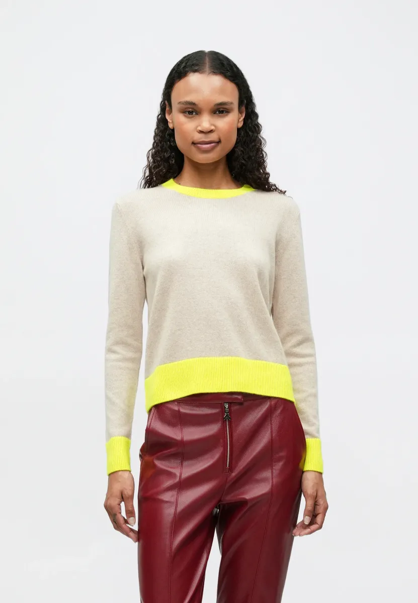 Strickpullover - beige chine