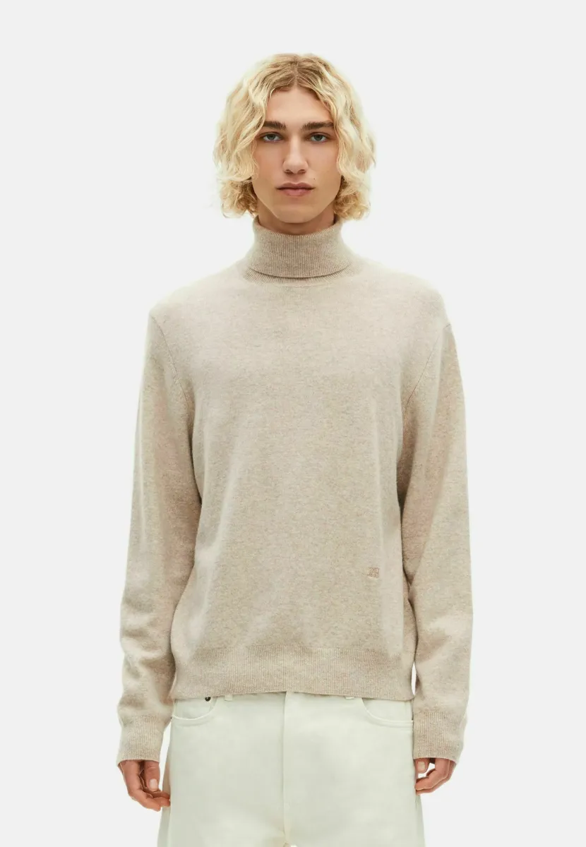 Strickpullover - beige melange