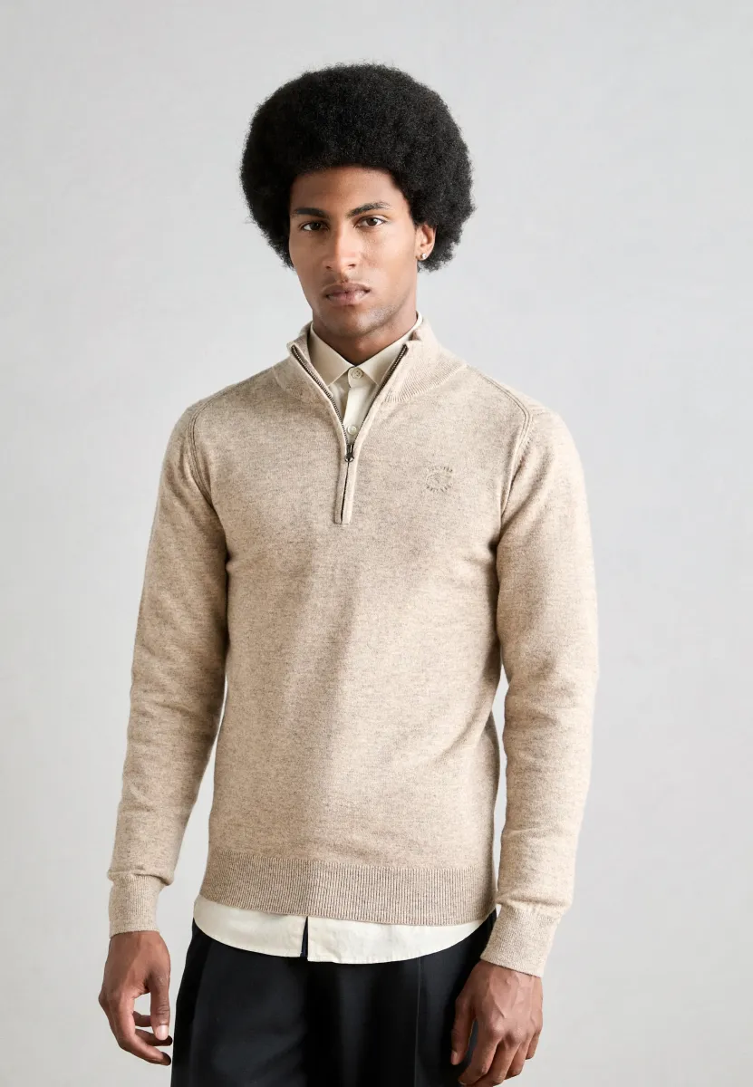 Strickpullover - beige mix
