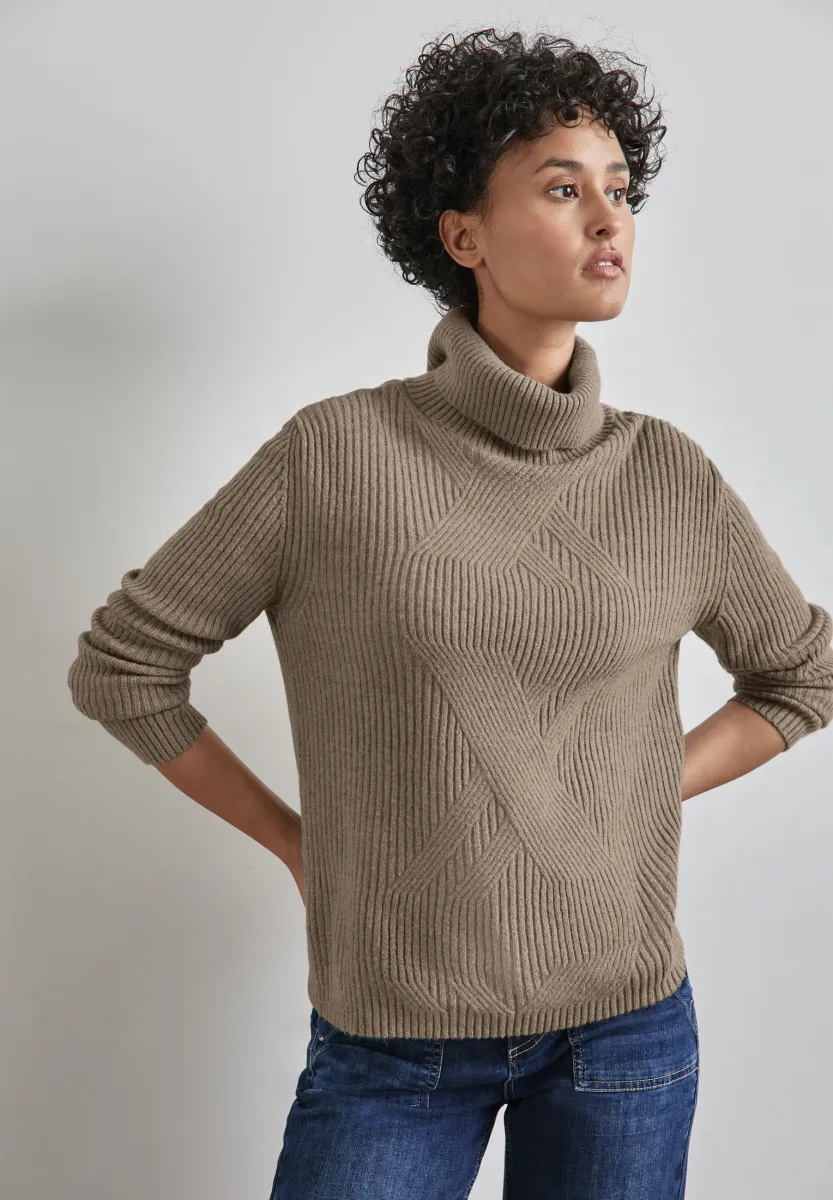 Strickpullover - beige