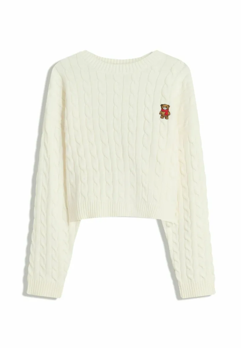 Strickpullover - beige