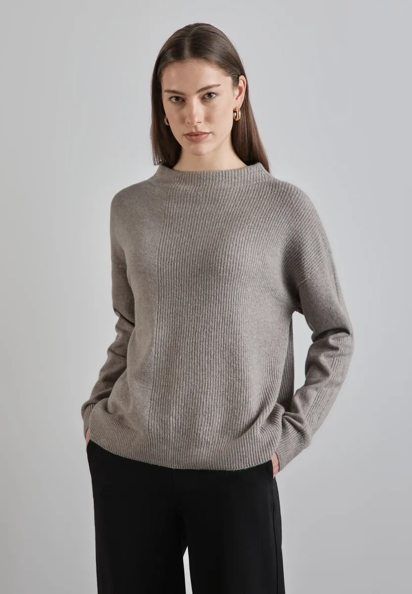 Strickpullover - beige