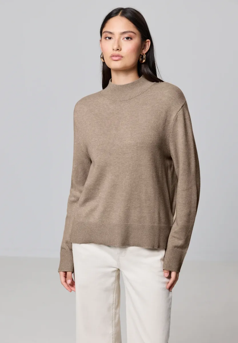 Strickpullover - beige