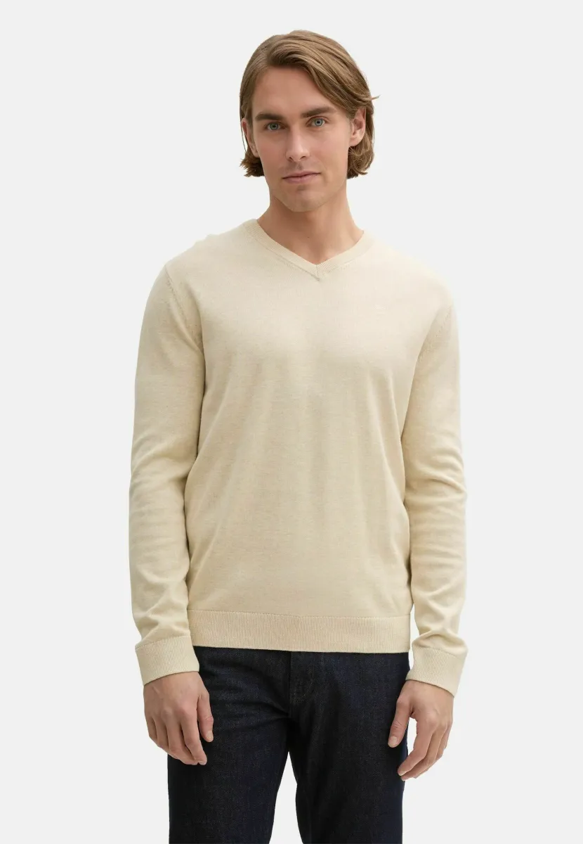 Strickpullover - beige