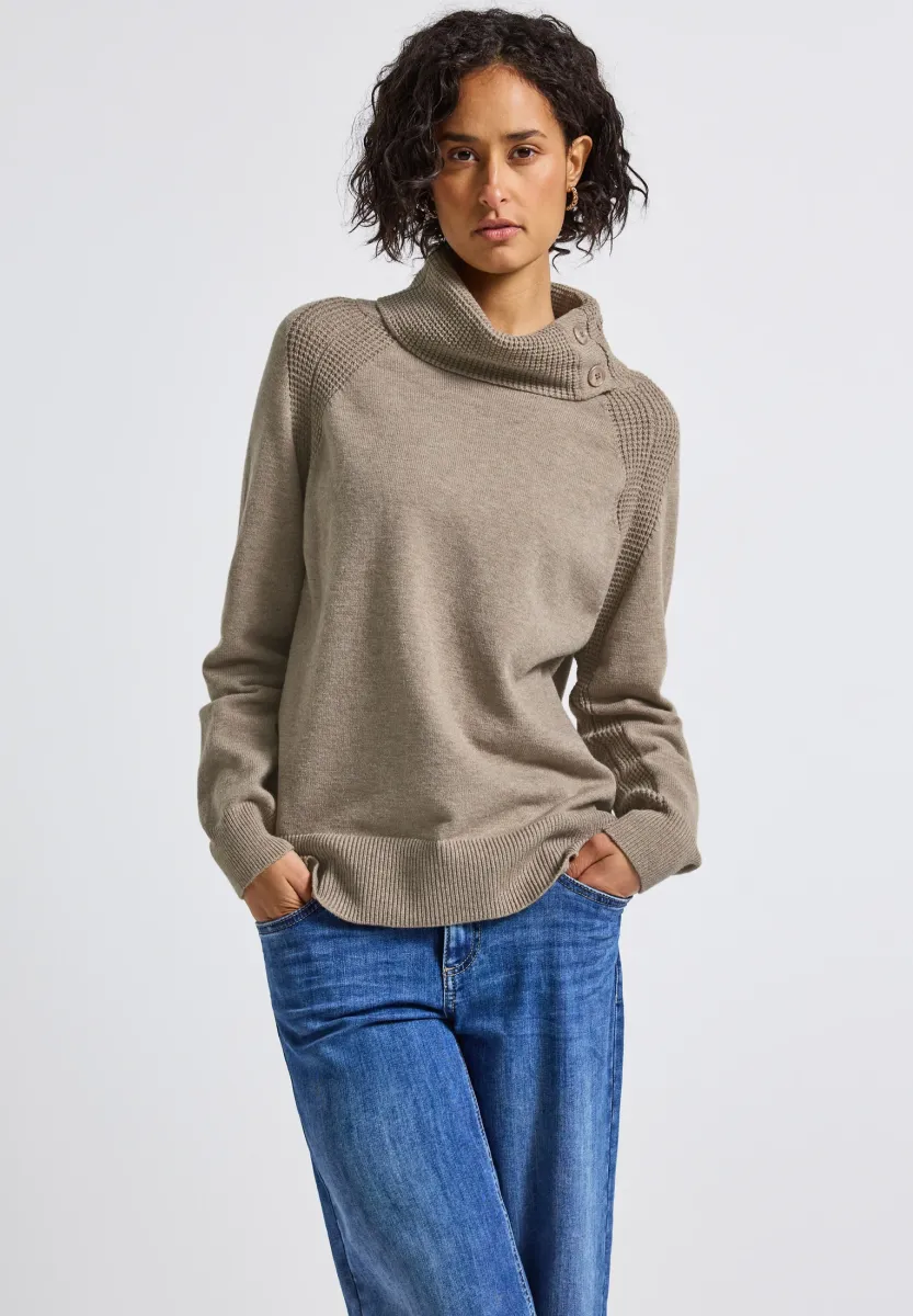 Strickpullover - beige