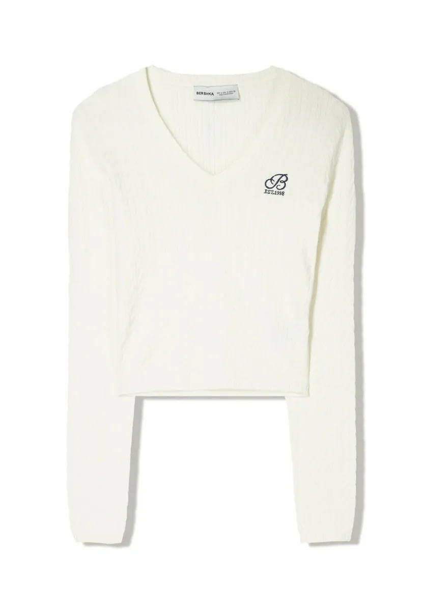 Strickpullover - beige