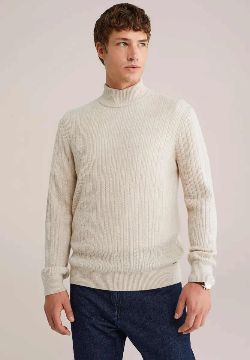 Strickpullover - beige