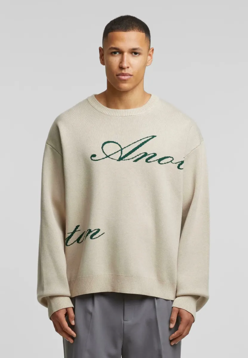 Strickpullover - beige