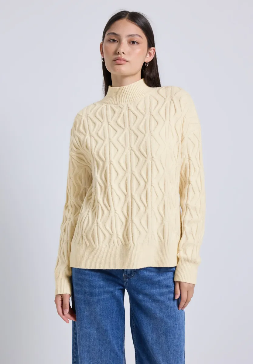 Strickpullover - beige