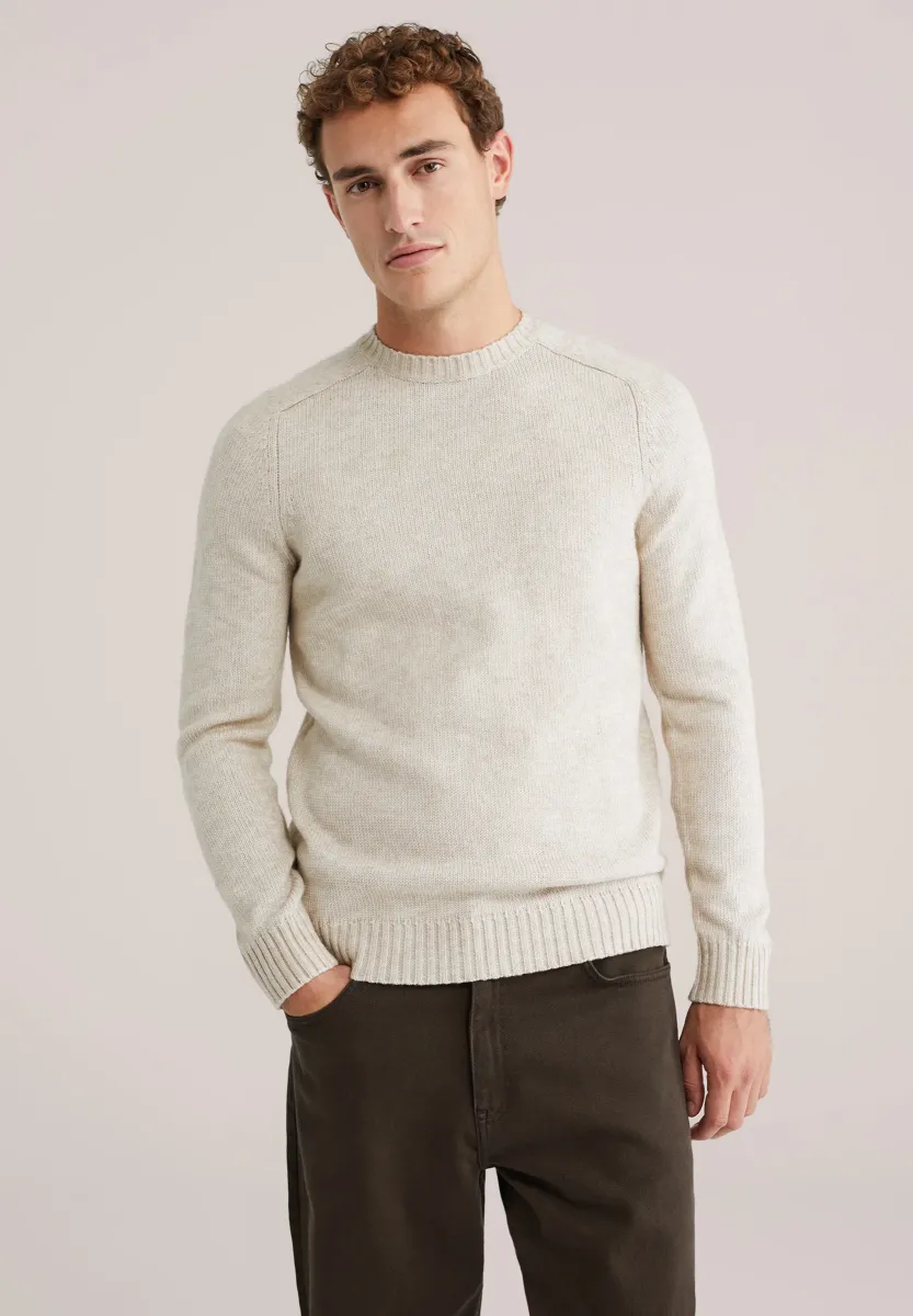 Strickpullover - beige
