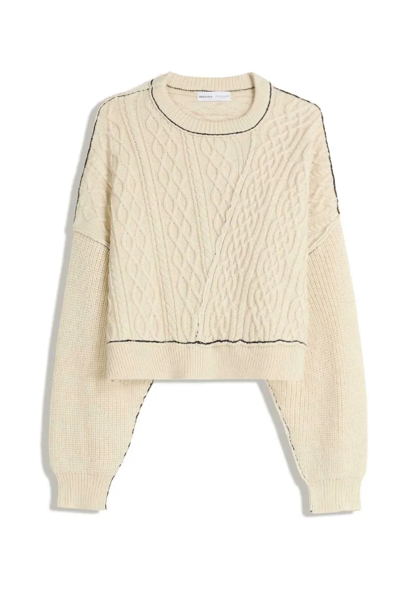 Strickpullover - beige