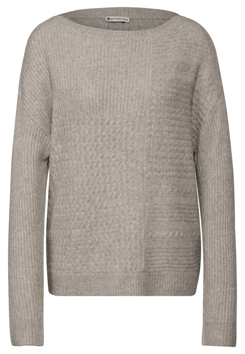 Strickpullover - beige