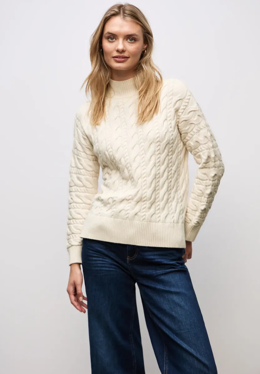 Strickpullover - beige