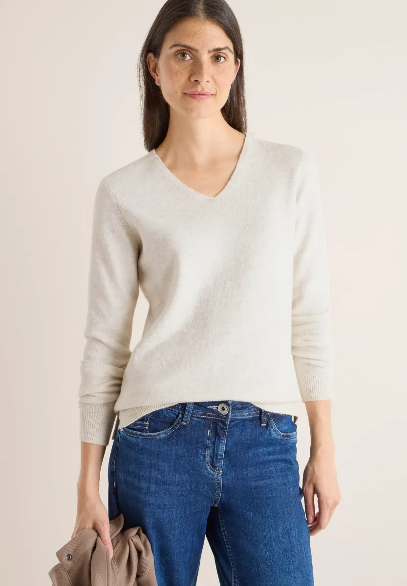 Strickpullover - beige