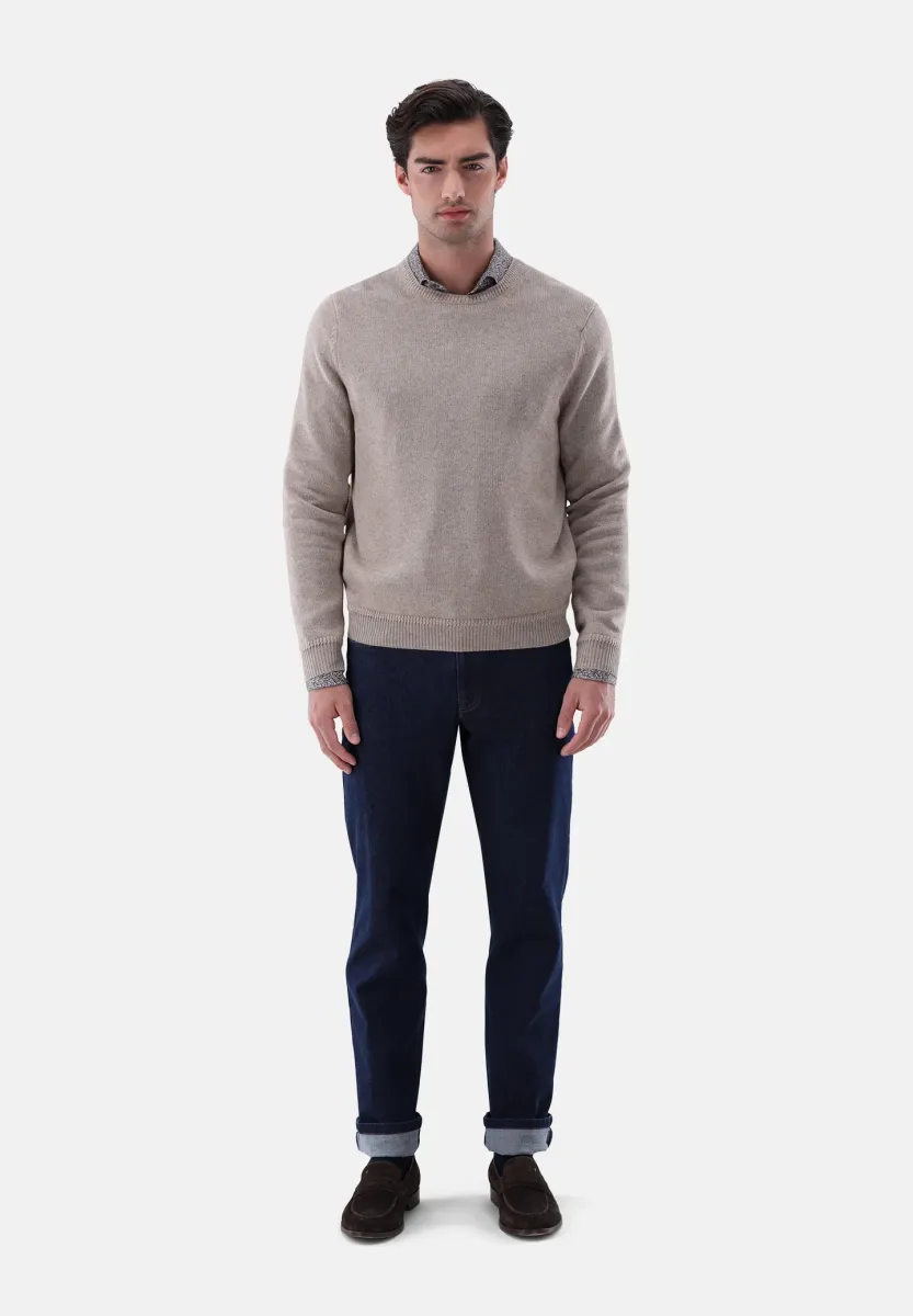 Strickpullover - beige