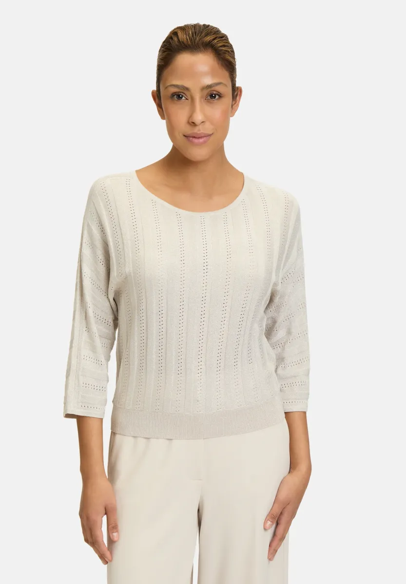 Strickpullover - beige