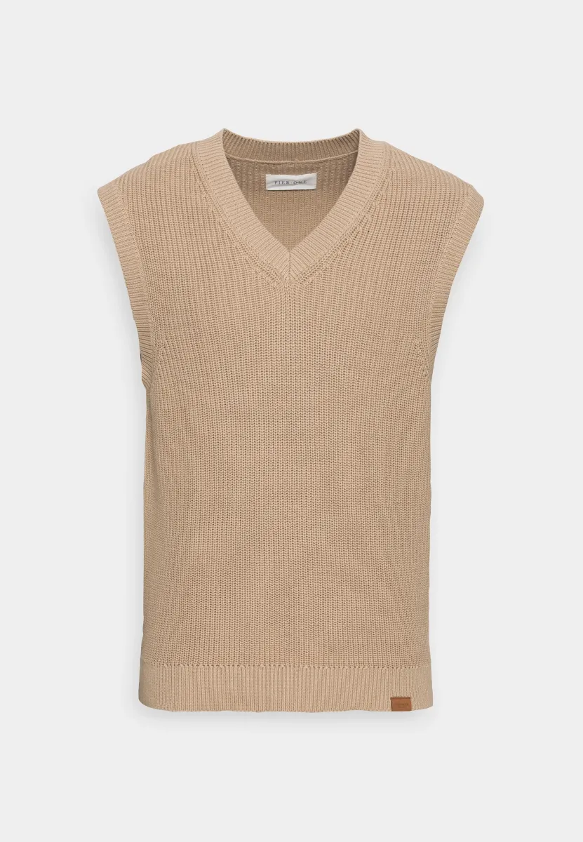 Strickpullover - beige