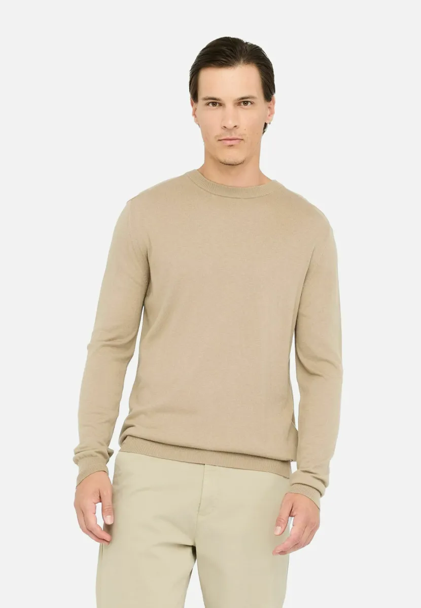 Strickpullover - beige