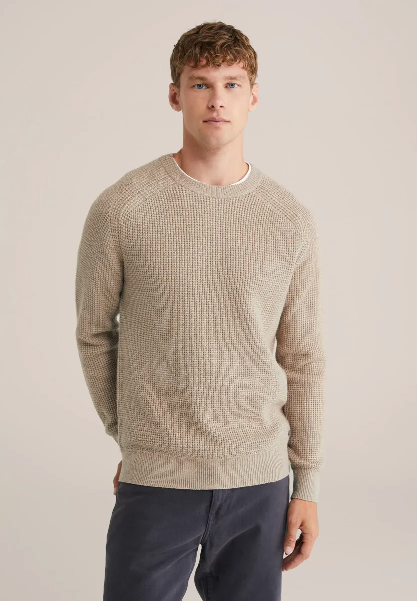 Strickpullover - beige