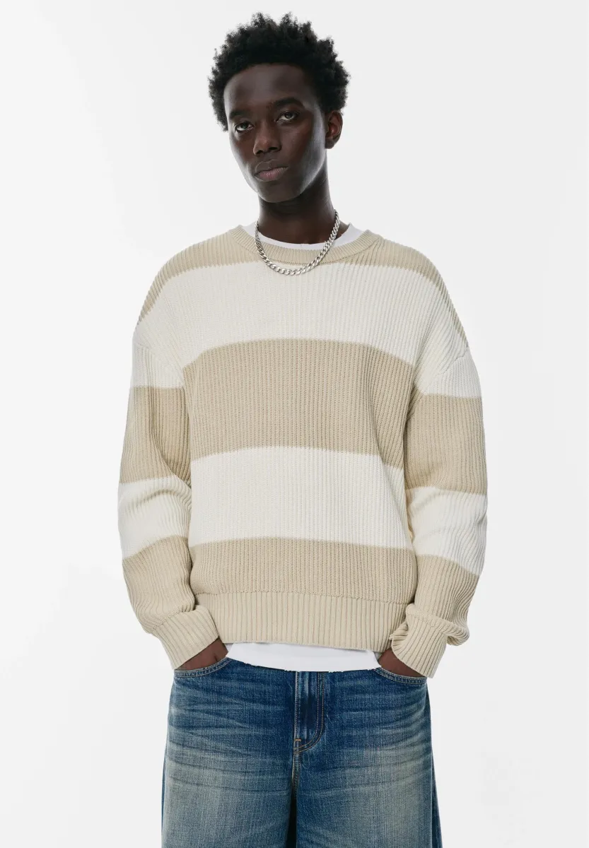 Strickpullover - beige