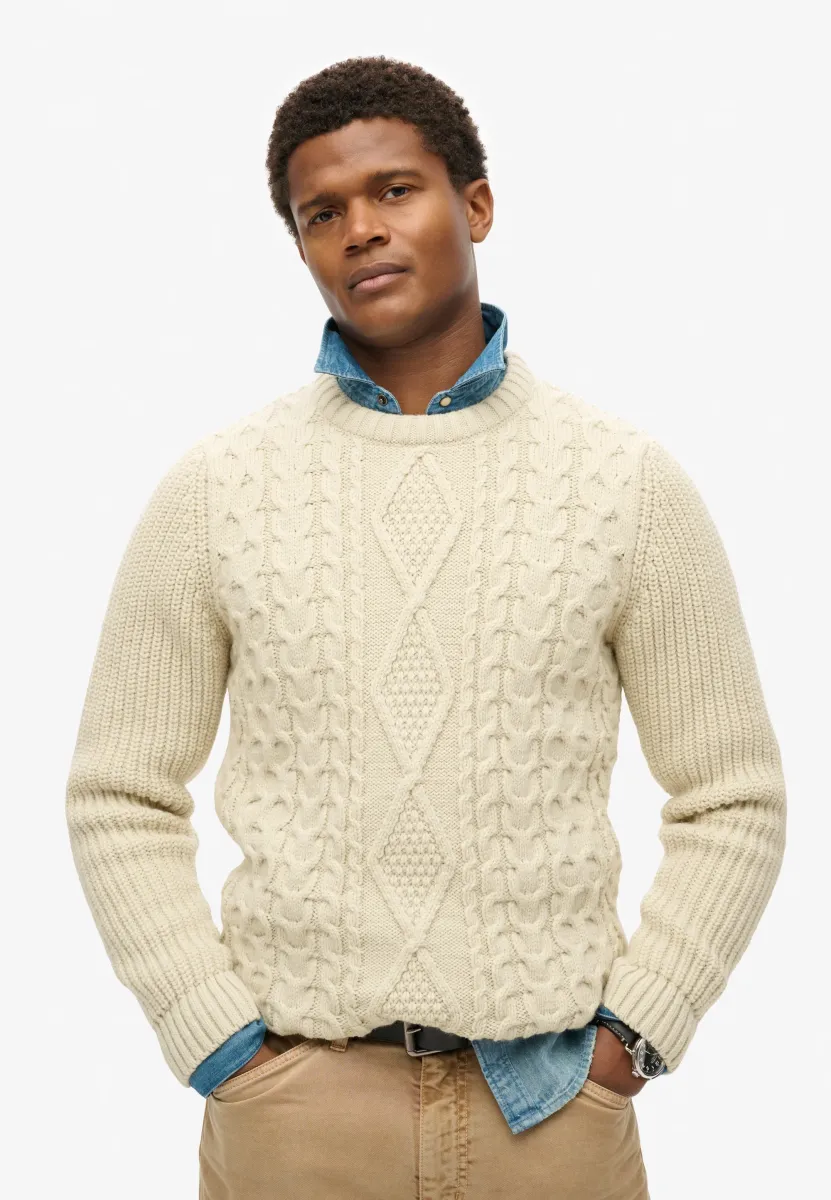 Strickpullover - beige
