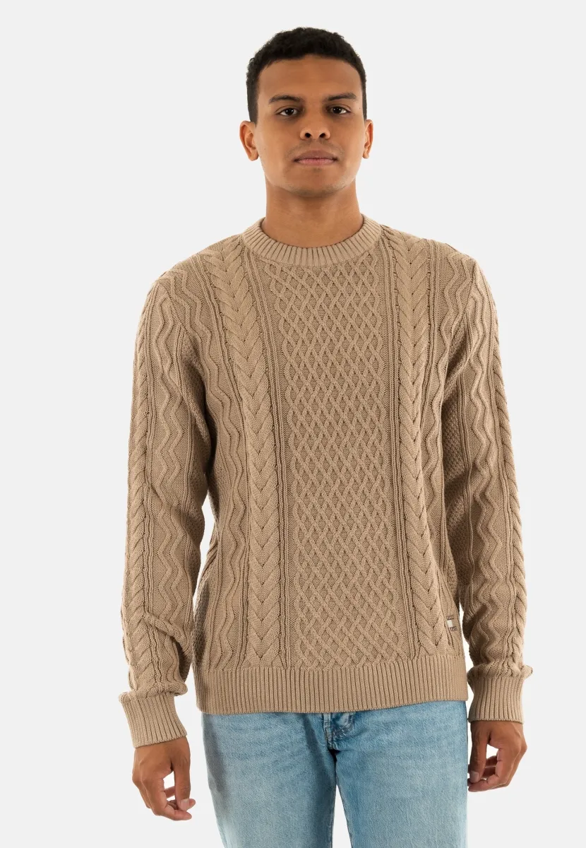 Strickpullover - beige