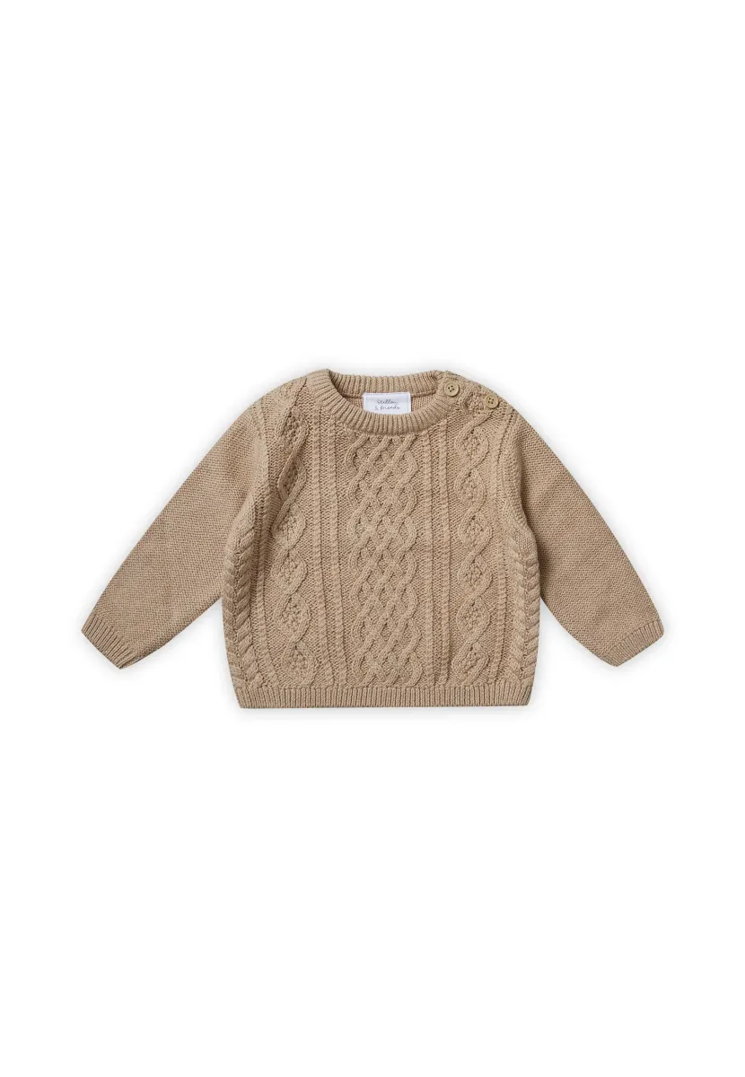 Strickpullover - beige