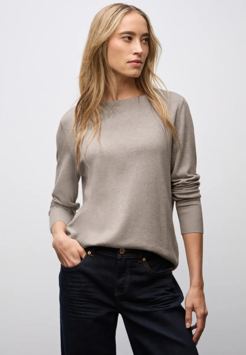 Strickpullover - beige