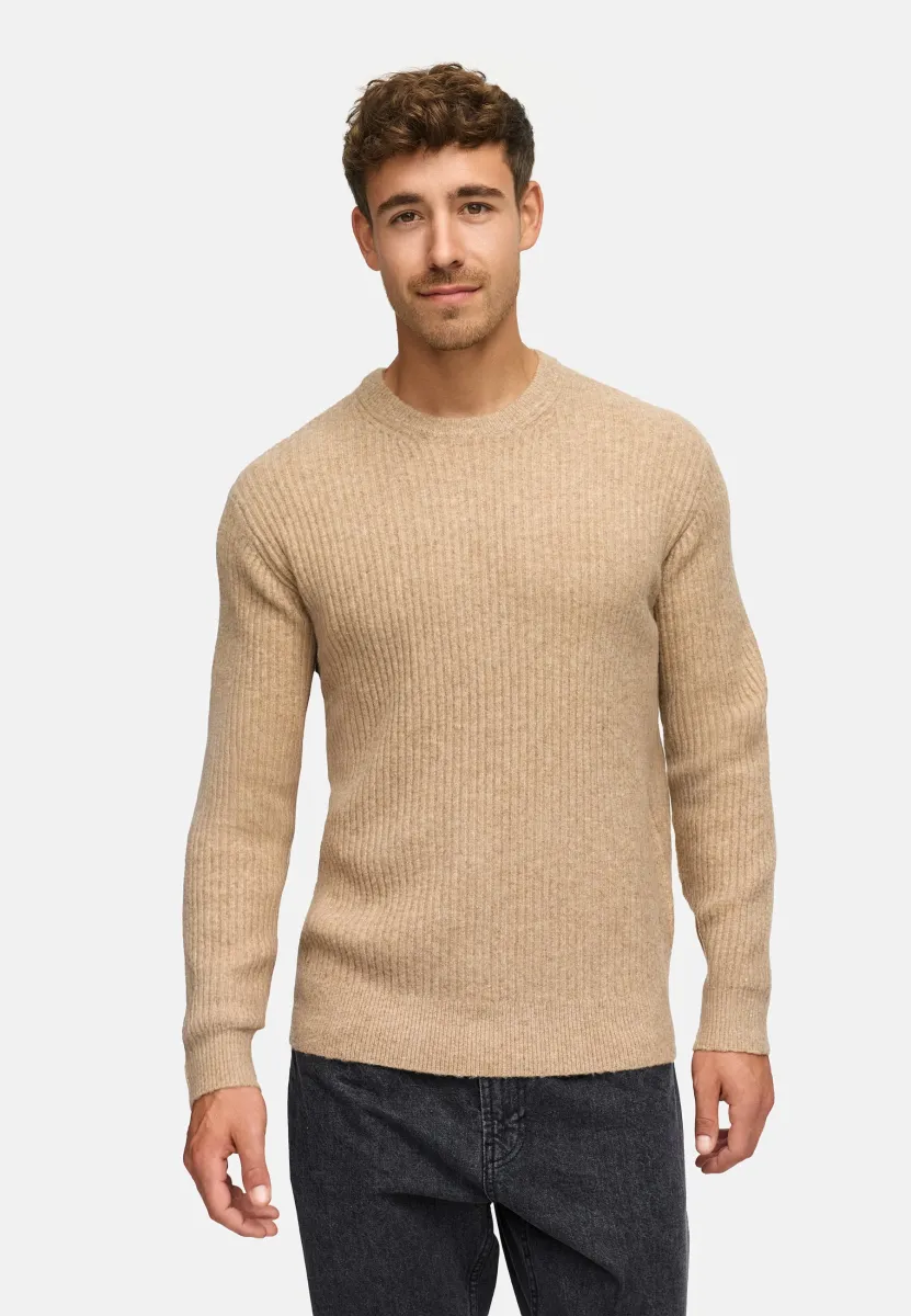 Strickpullover - beige
