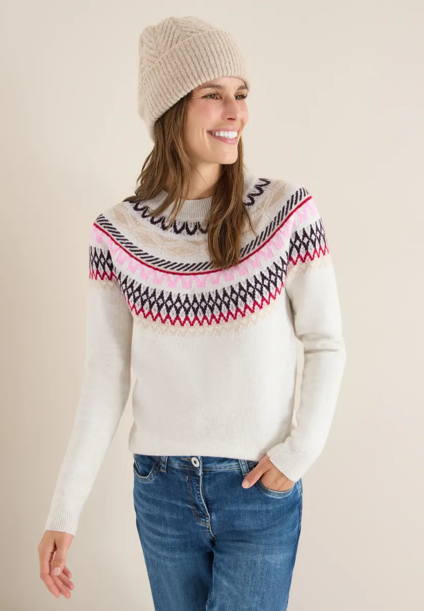 Strickpullover - beige
