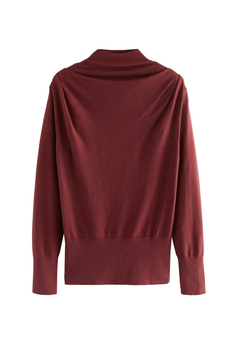 Strickpullover - berry red
