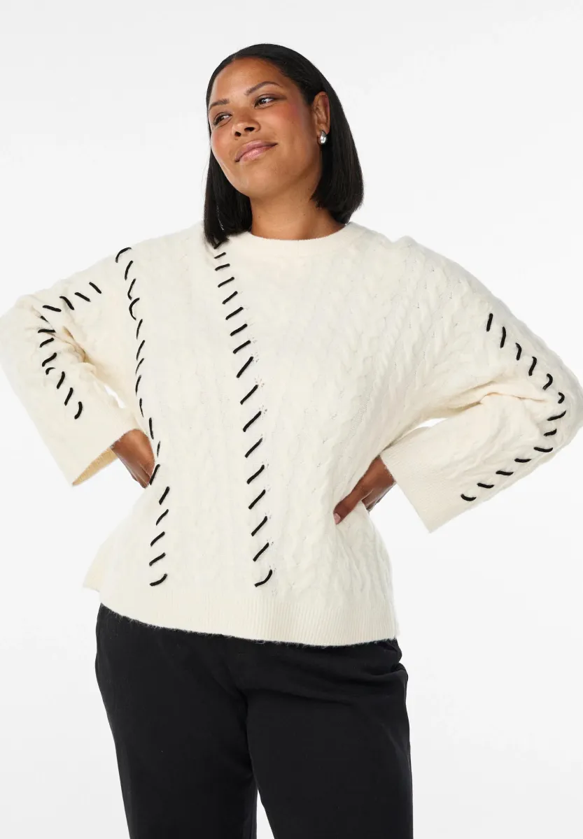 Strickpullover - birch melange