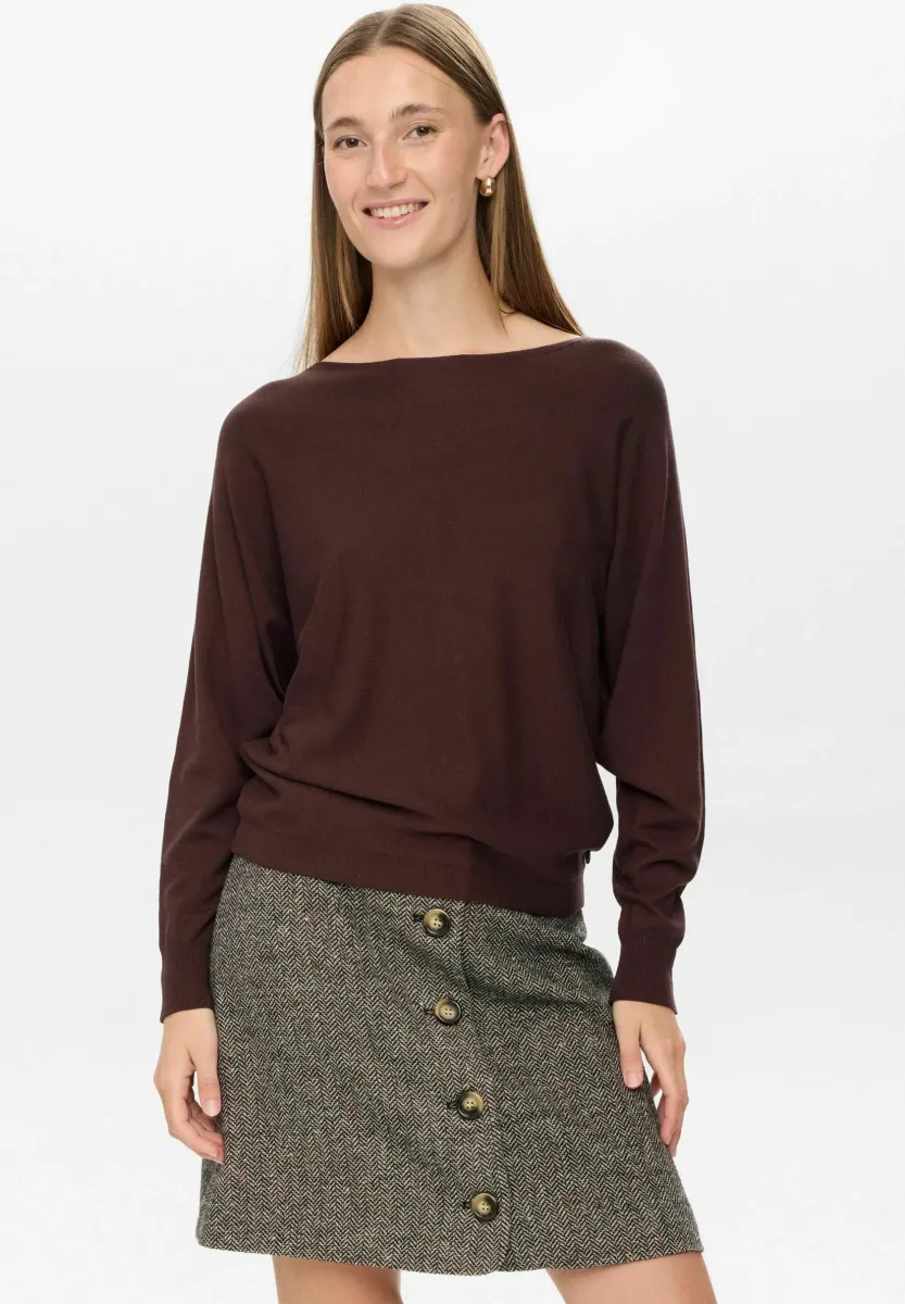 Strickpullover - black coffee