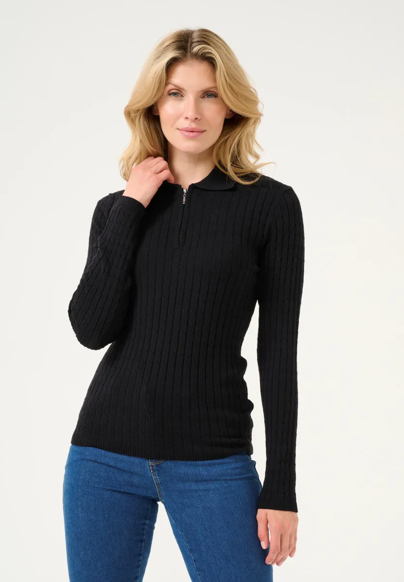 Strickpullover - black deep