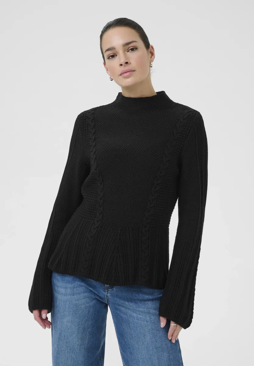 Strickpullover - black deep
