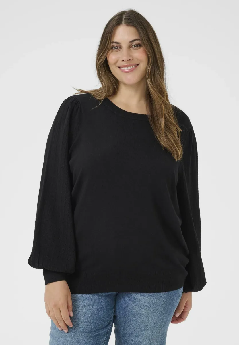 Strickpullover - black deep