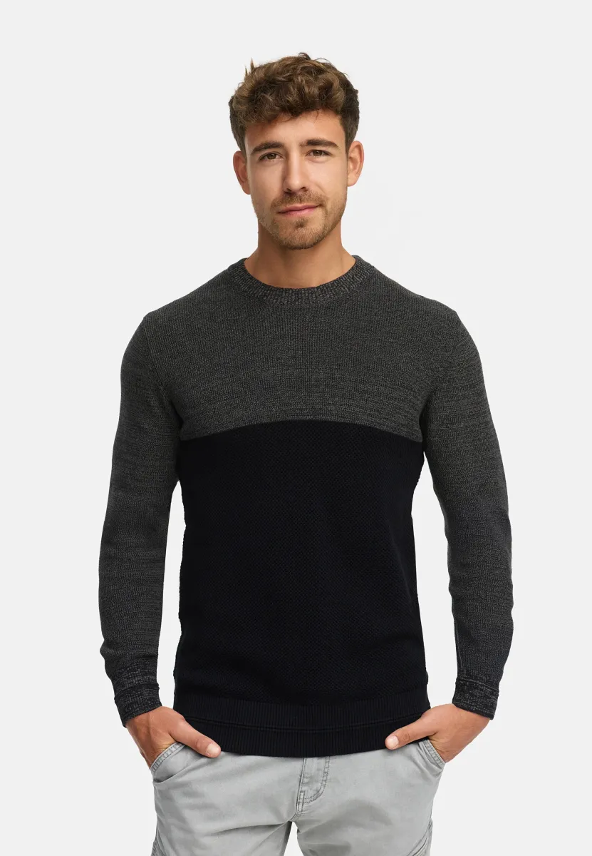 Strickpullover - black mix