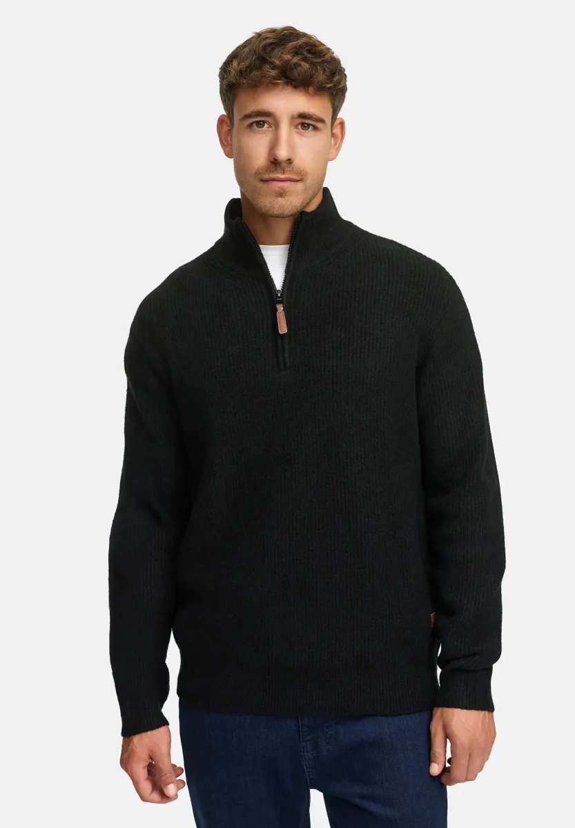 Strickpullover - black