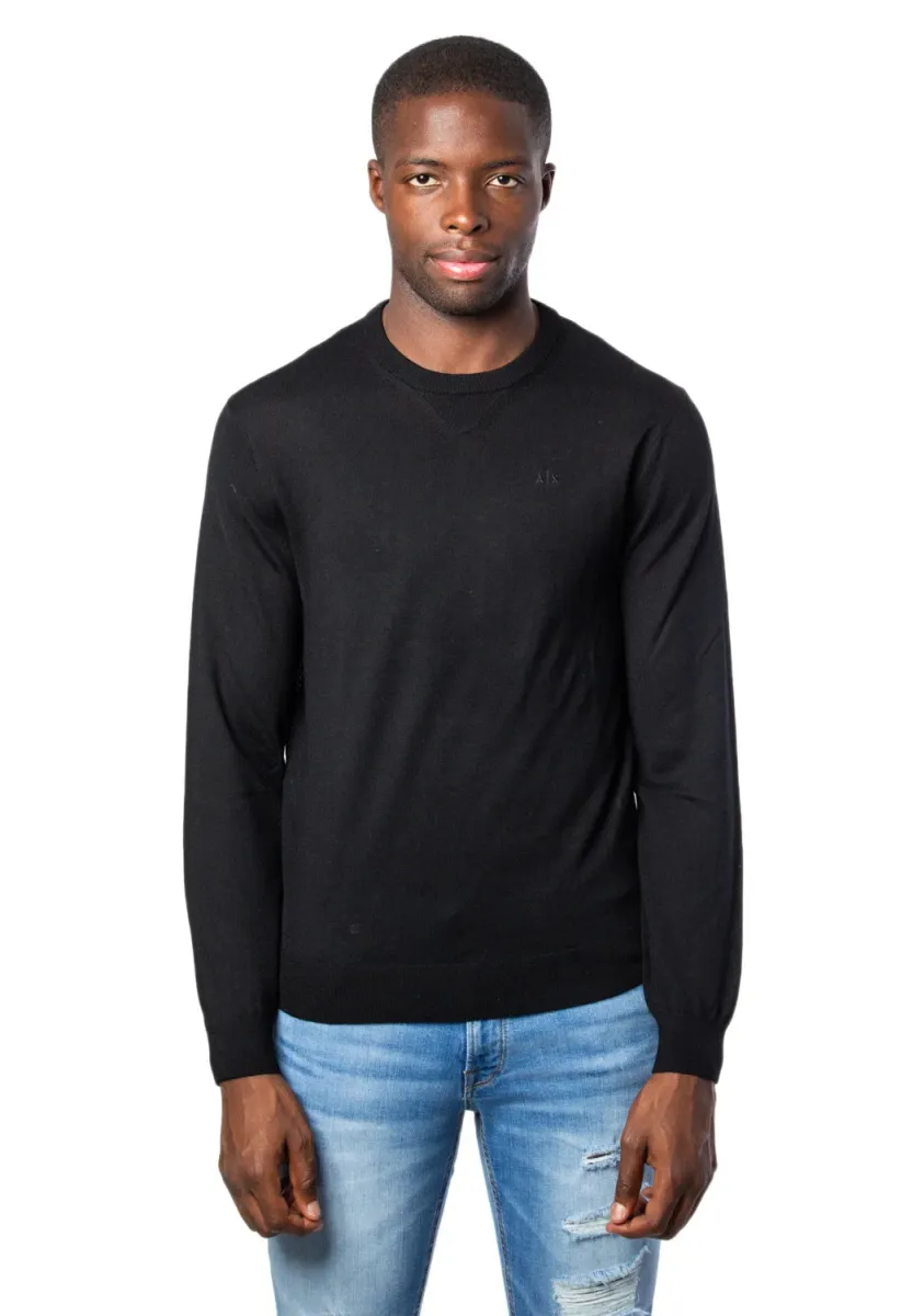 Strickpullover - black