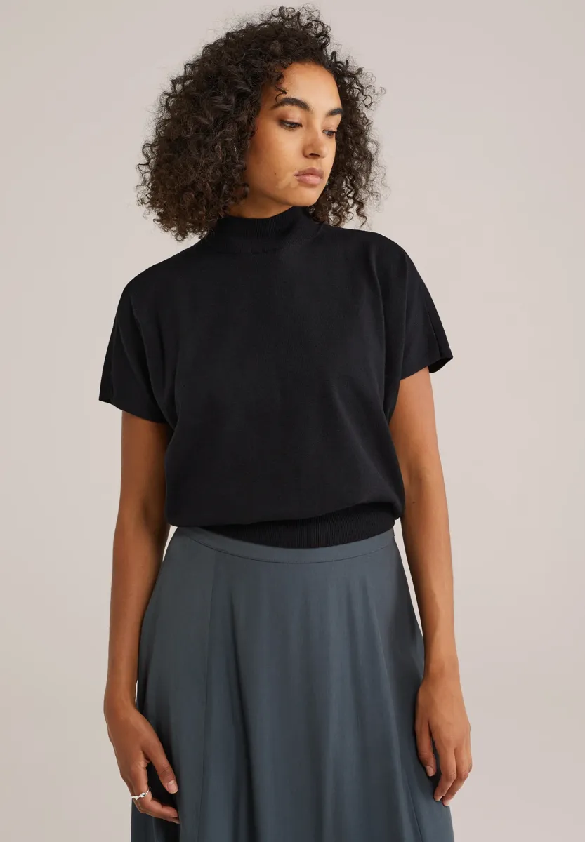 Strickpullover - black